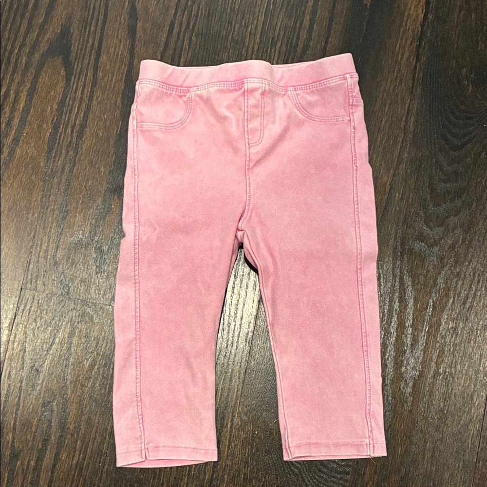 Zara Pink Kids cropped Leggings